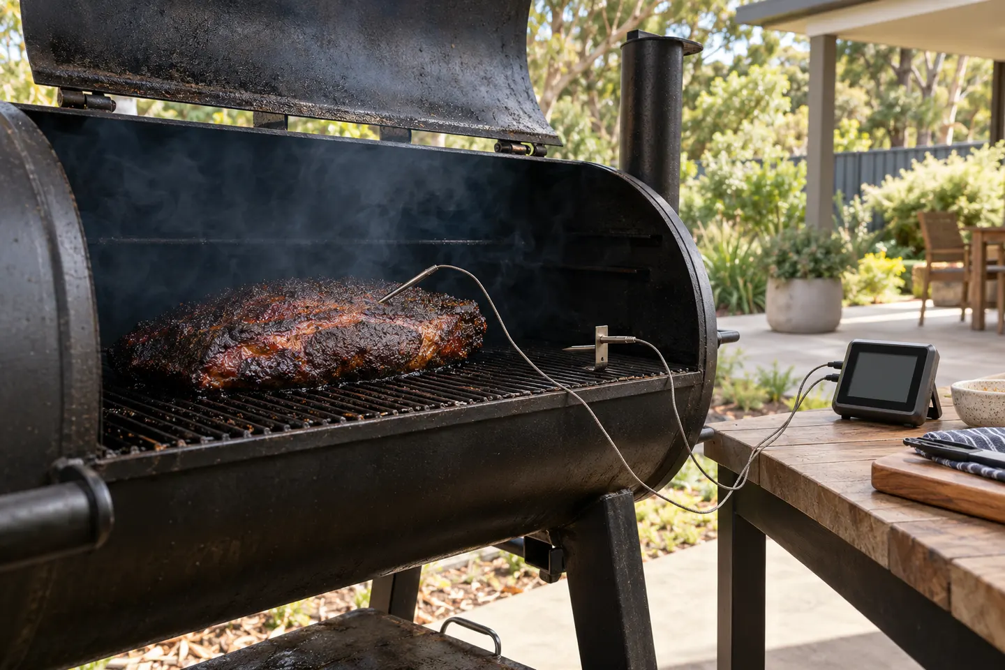 Smoker Meat Thermometers for Food and Pit Temperature