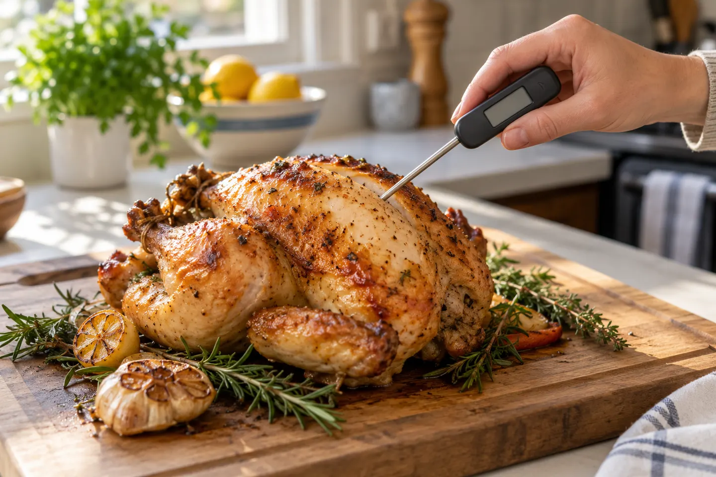 Digital Meat Thermometers for Chicken and Poultry