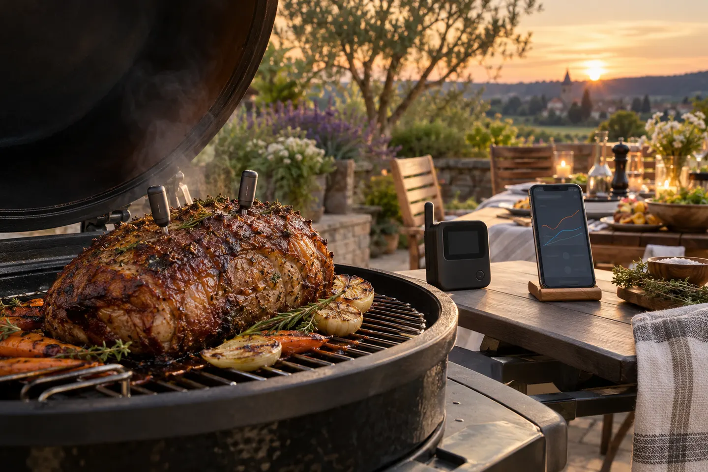Kabellose Fleischthermometer für Grill und Braten