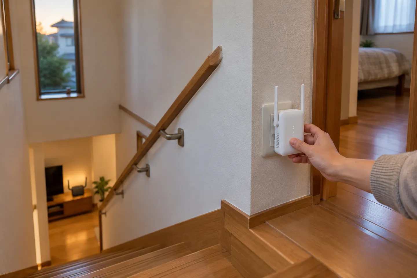 Wi-Fi中継器の設置場所はどこ?電波を活かす位置の探し方