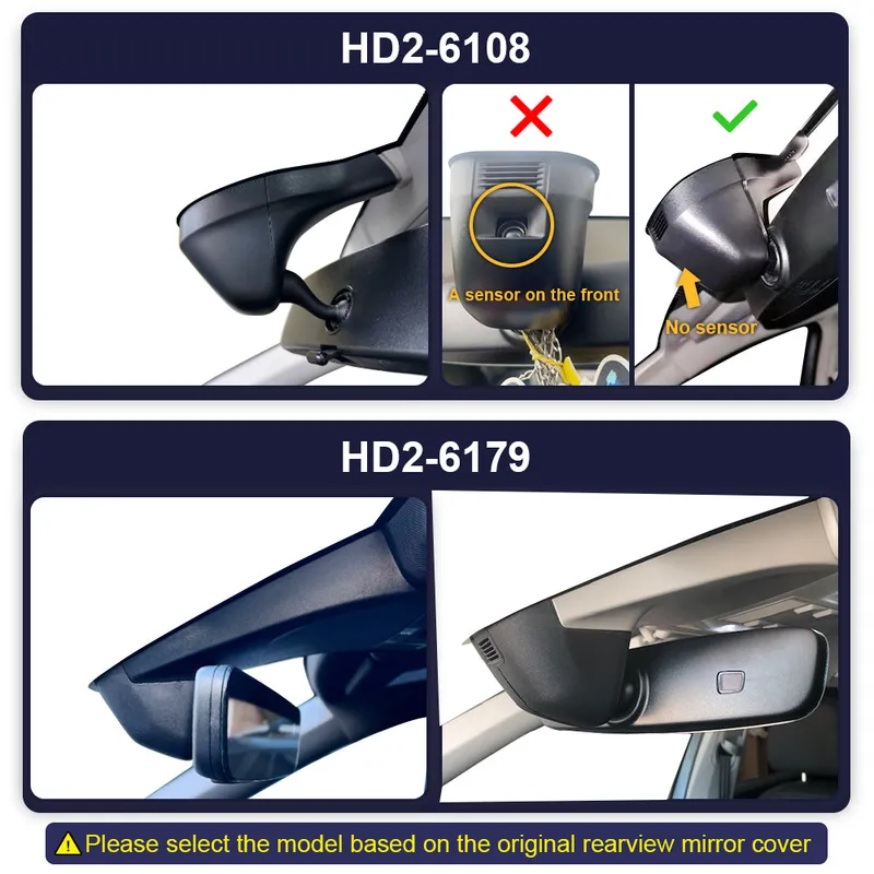 FITCAMX Dash Cam for Volkswagen Tiguan HD2-6179
