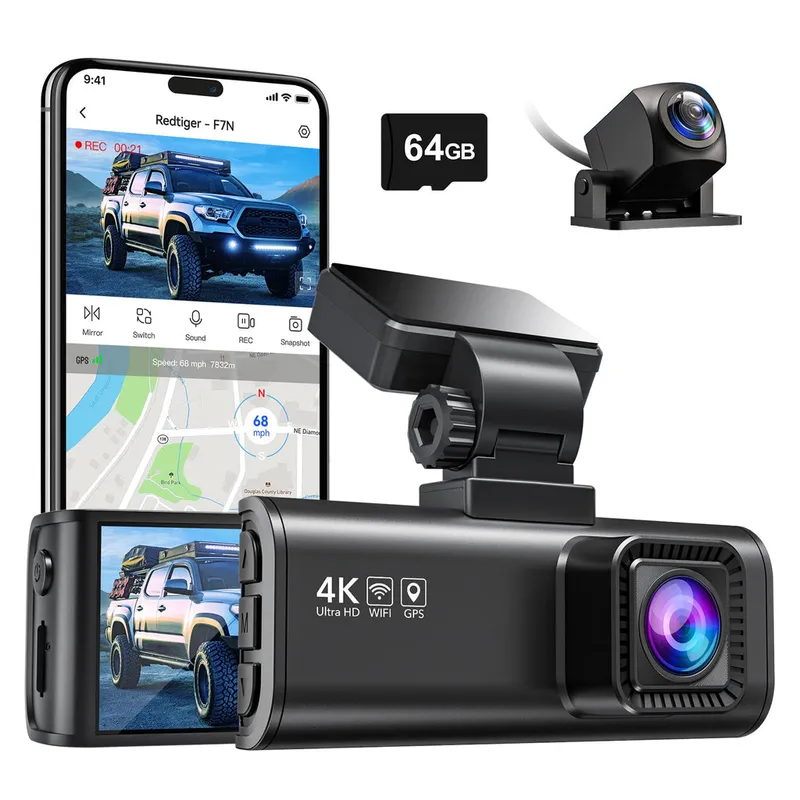 SakerPlus 4K Dual Front and Rear Camera