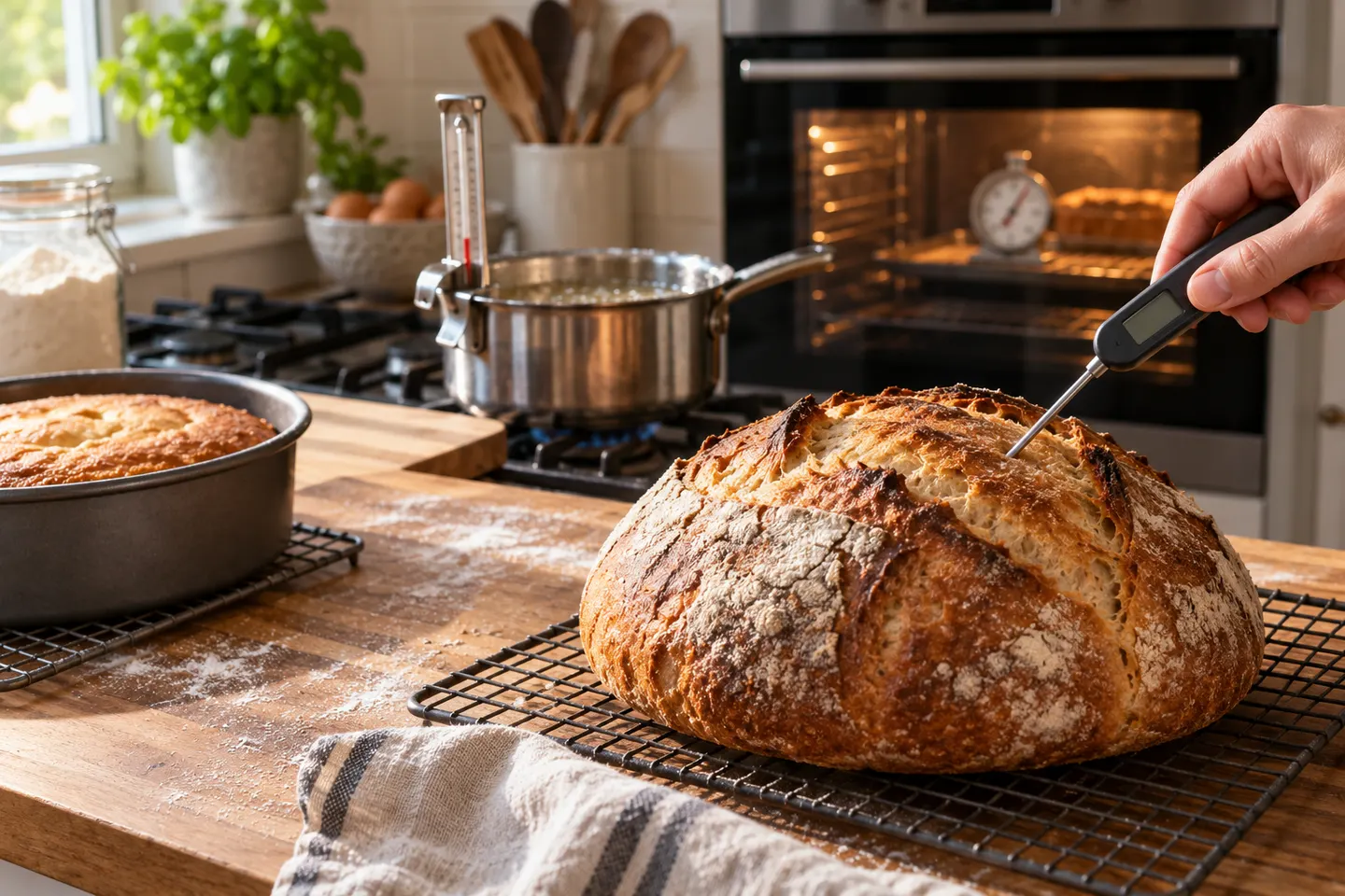 Cooking Thermometers for Baking Bread, Cakes and Sugar