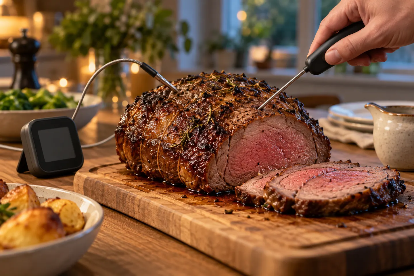 How to Use a Meat Thermometer for Roast Beef