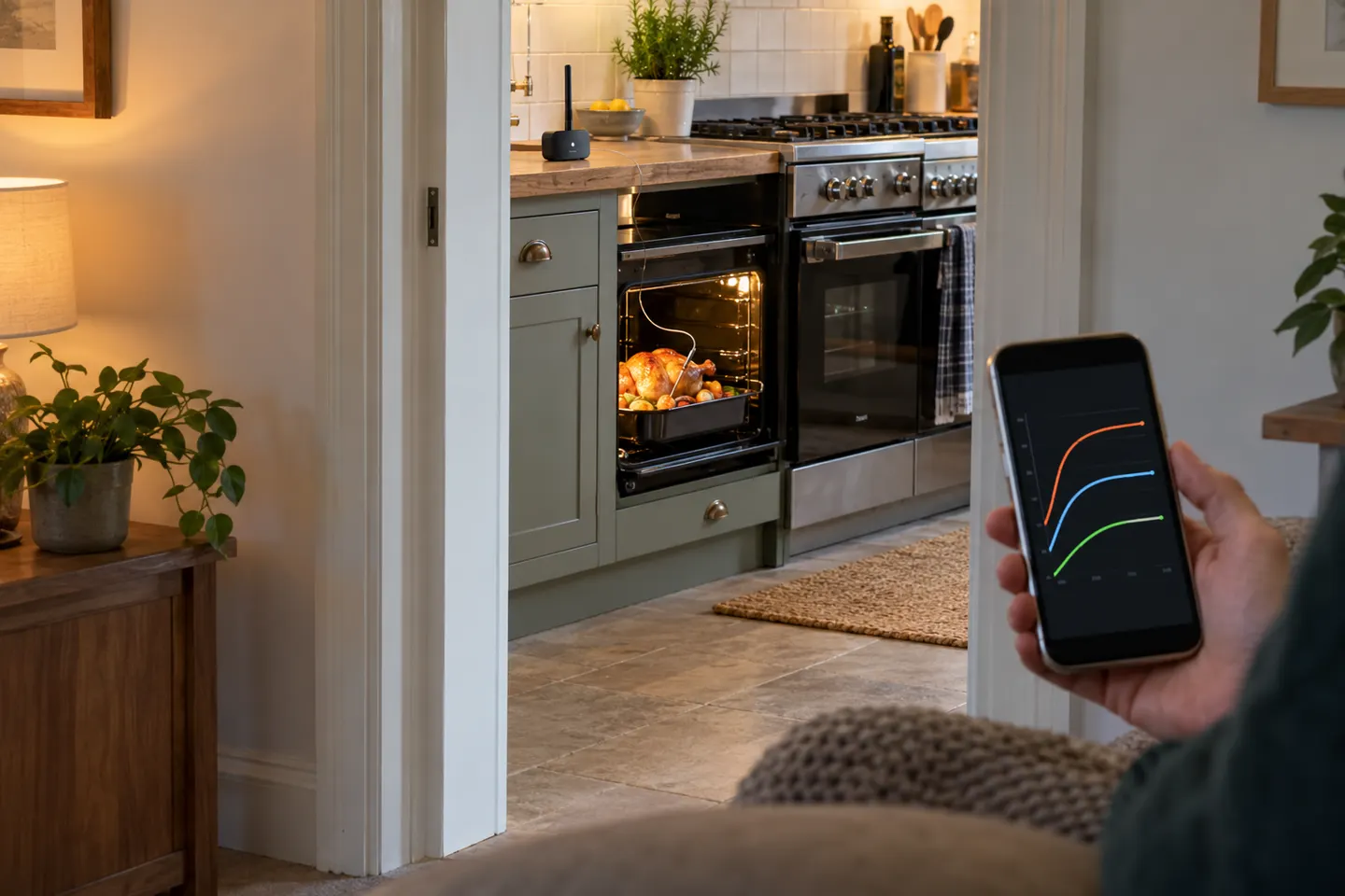 Bluetooth Thermometer für Grill und Fleisch