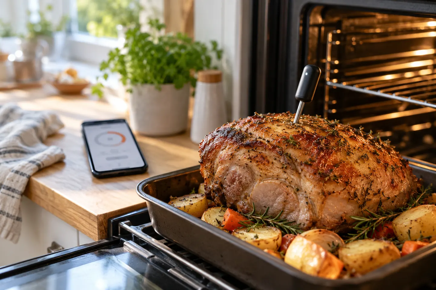 Digital Wireless Meat Thermometers for Remote Cooking