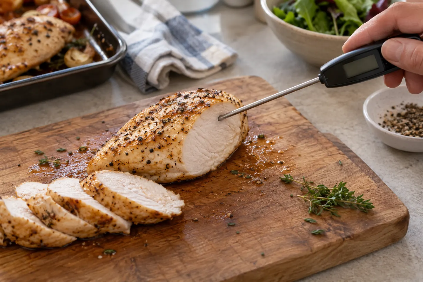 Electronic Meat Thermometers for Home Cooking