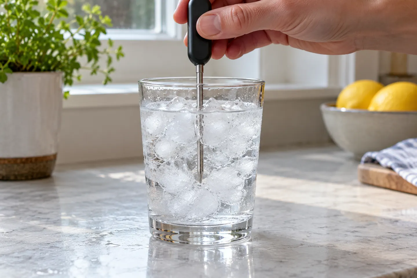 How to Calibrate a Meat Thermometer with Ice Water