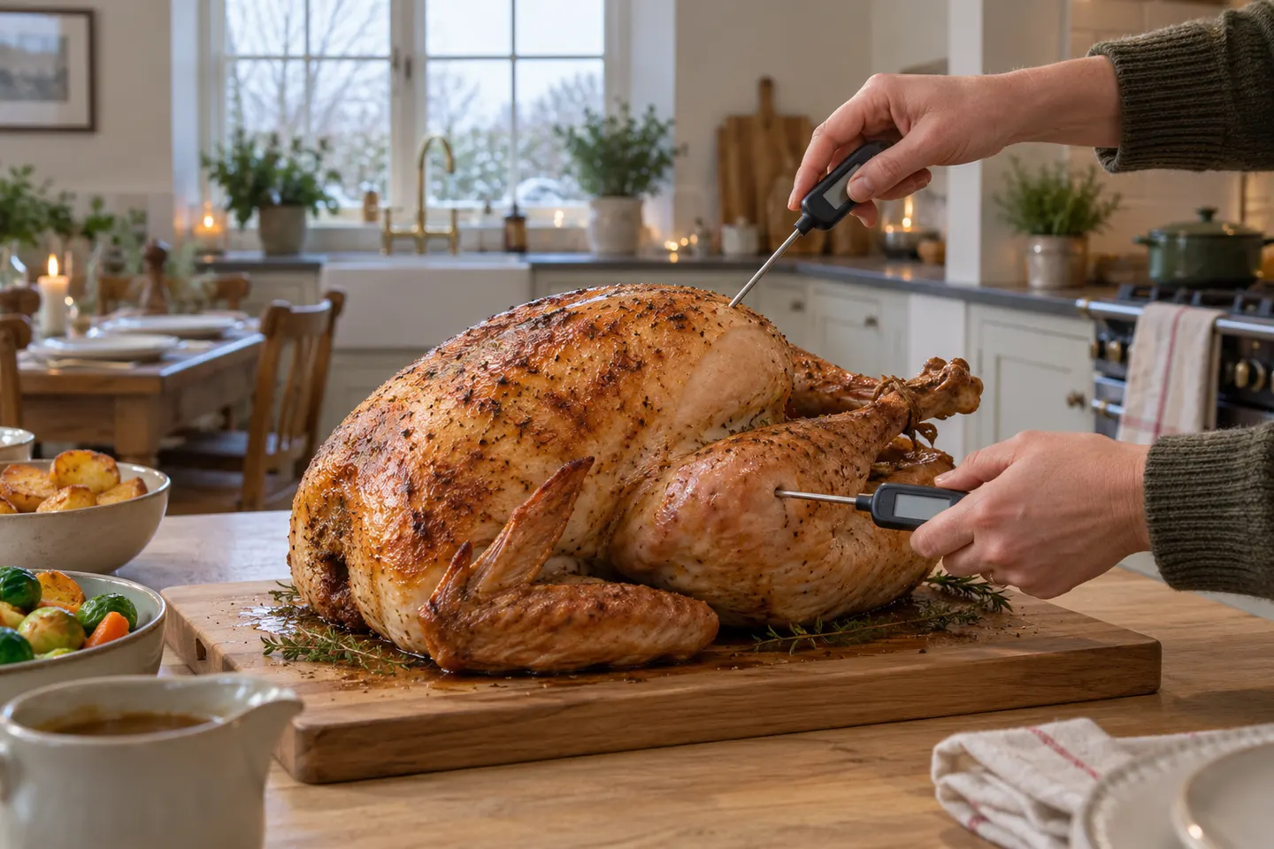 How to Use a Meat Thermometer for Turkey
