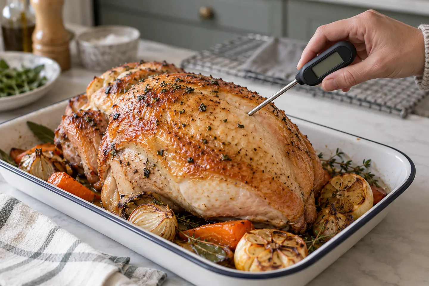 Where to Put a Meat Thermometer in a Whole Turkey