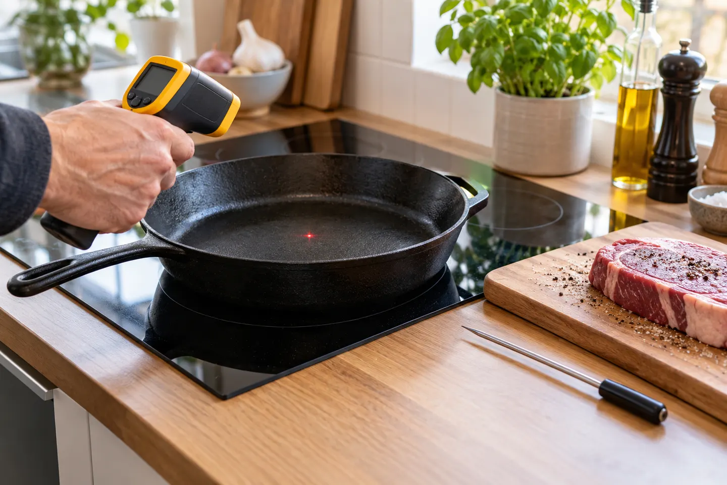Laser Thermometers for Cooking: What They Can Measure