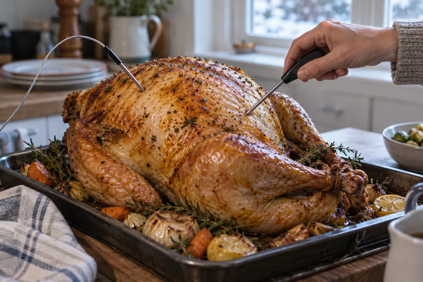 Turkey Meat Thermometers for Safer, Better Roasts